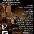 Not to miss: Forms Of Hands 10 with dj set(s) byThedi and a liveset by 13th Monkey! More infos on the 13th Monkey- and the Forms Of Hands-sites! F O R...