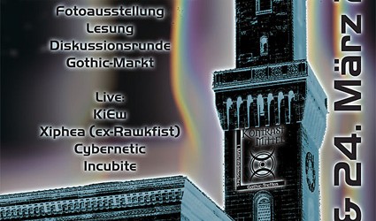 Am 23.3.12 sind KiEw Headliner beim Kontrastmittel Festival 2012 in Fürth - dem 1. Mittelfränkischen Gothic-Treffen...