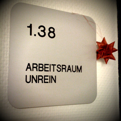 arbeitsraumunrein