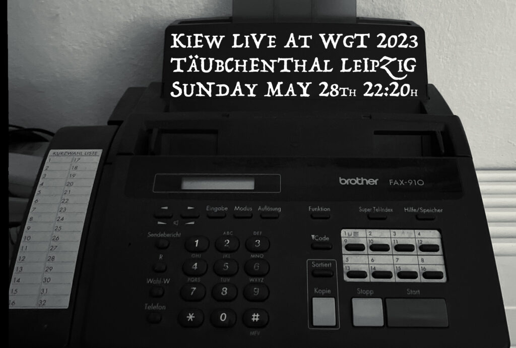 KiEw live @ Wave Gotik Treffen 2023